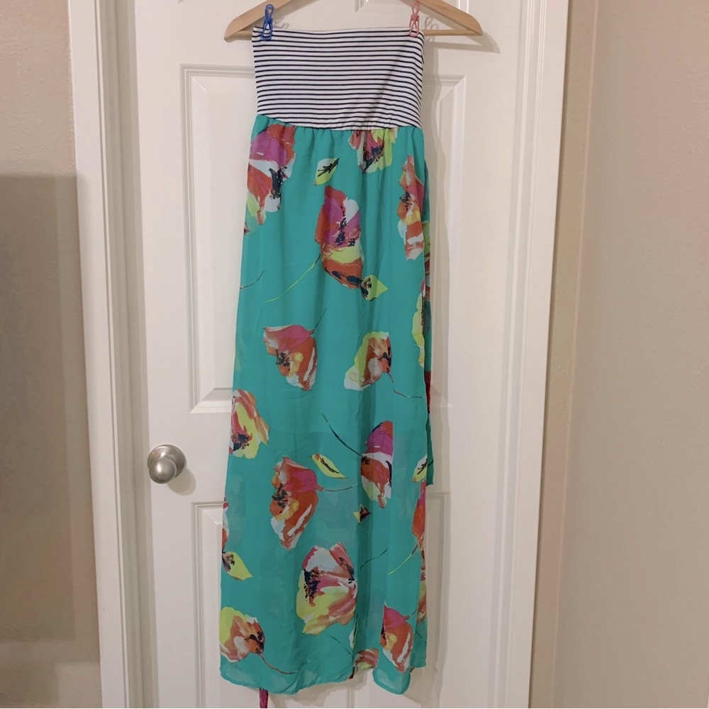 Xhilaration Strapless Maxi Dress Size Small
